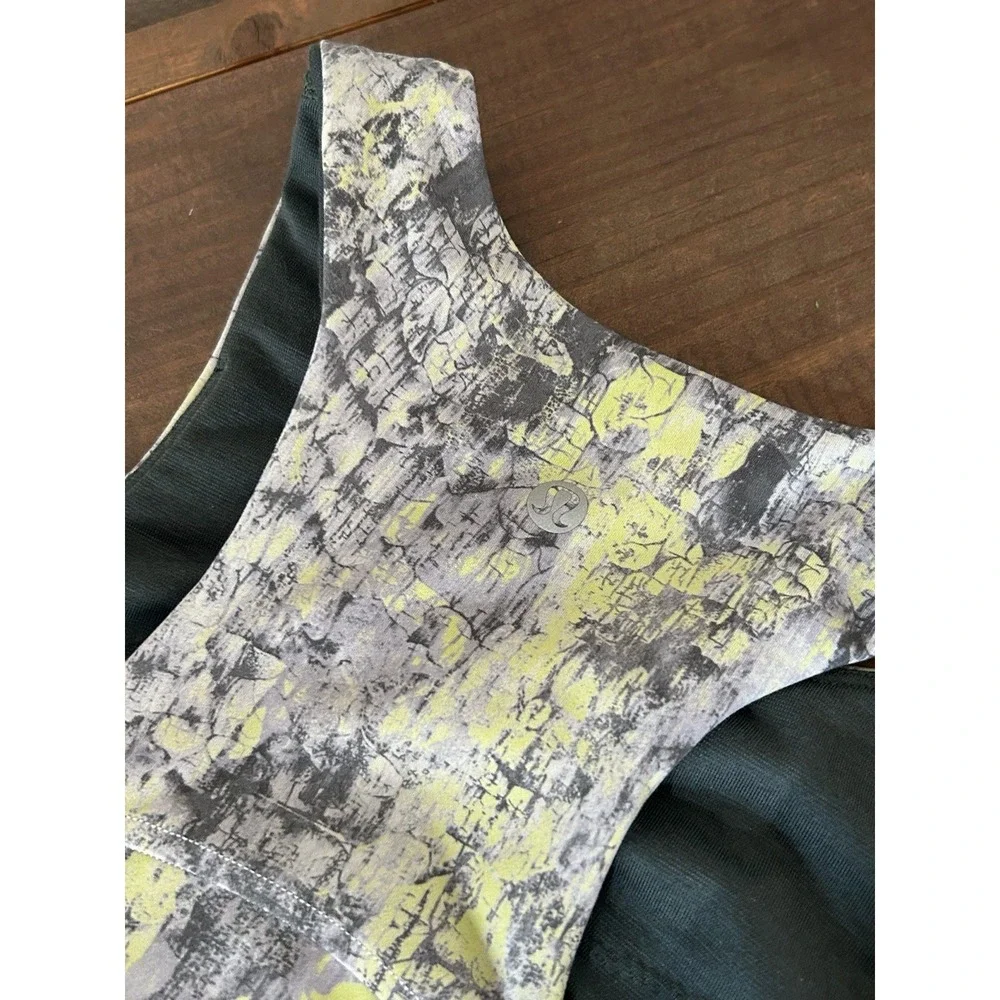 Lululemon Wunder Train Long Line Bra EVERLUX Size 4‎ Cedar CFSM